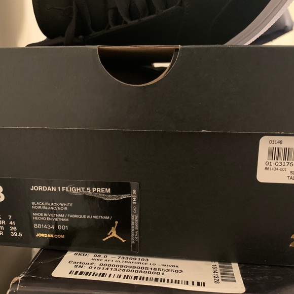 Jordan 1 Flight 5 Black White - Picture 6 of 6